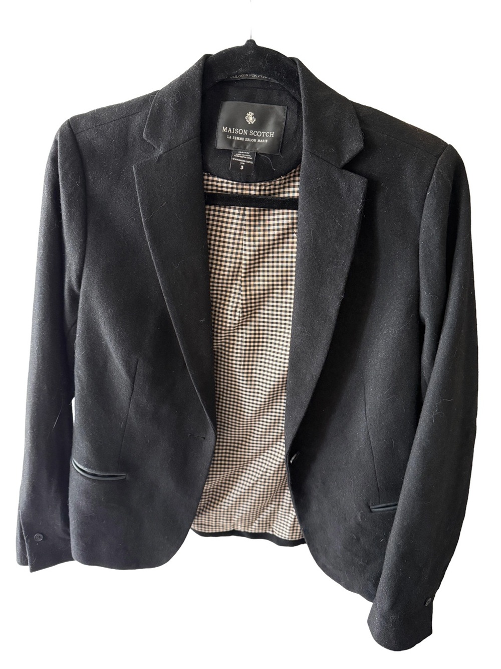 Scotch & Soda Women’s Black Blazer